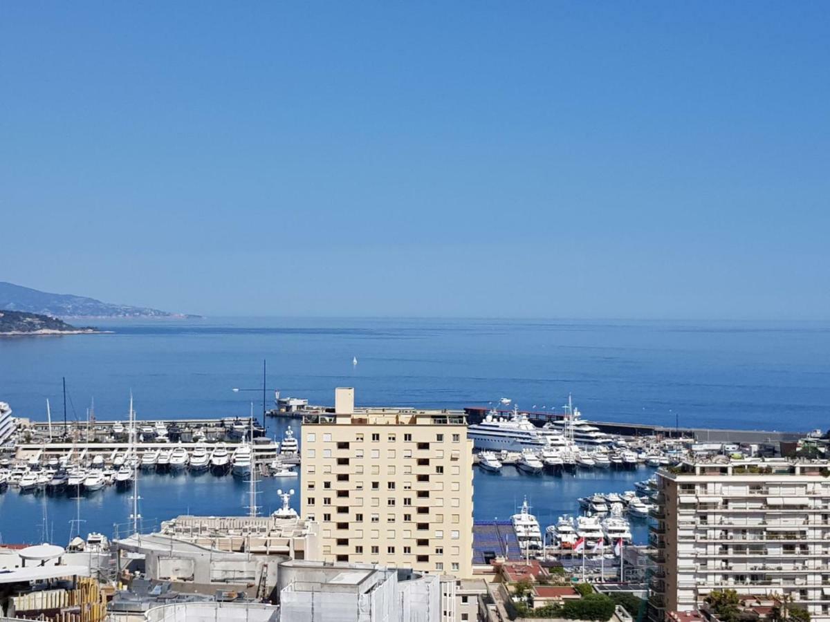 Plein Coeur De Monaco, A 300 Metres A Pied Du Port De Monaco, 4 Pieces Dans Des Escaliers Vue Mer Exceptionnelle Eksteriør bilde